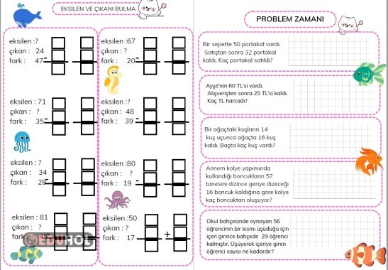 EKSİLEN ÇIKAN İŞLEM VE PROBLEMLERİ