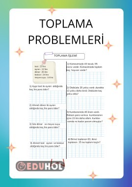 ELDESİZ TOPLAMA PROBLEMLERİ