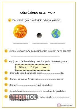 GÖKYÜZÜNDE NELER VAR?