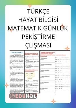 GÜNLÜK PEKİŞTİRME ÇALIŞMASI