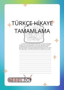 HİKAYE TAMAMLAMA ETKİNLİĞİ