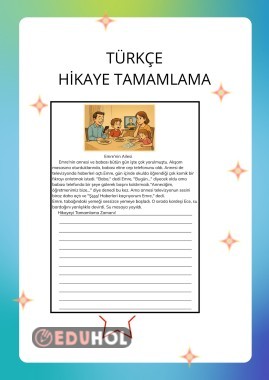 HİKAYE TAMAMLAMA ETKİNLİĞİ