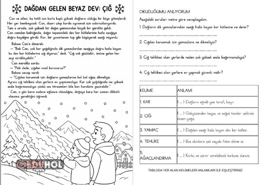 HİKAYELERLE HAYAT BİLGİSİ( ÇIĞ)