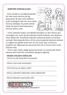 HİKAYELERLE HAYAT BİLGİSİ KONULARI