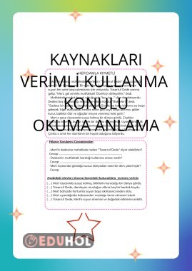 HİKAYELERLE HAYAT BİLGİSİ KONULARI
