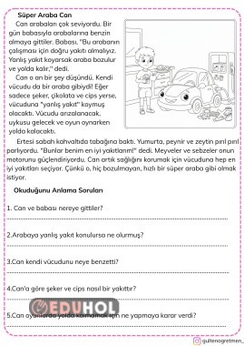 HİKAYELERLE HAYAT BİLGİSİ