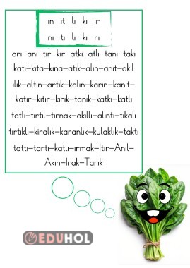 I SESİ TÜM KELİMELER