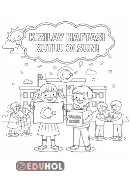 KIZILAY HAFTASI BOYAMA