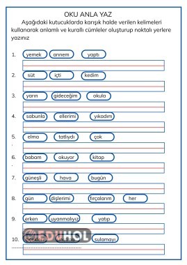 OKU ANLA YAZ