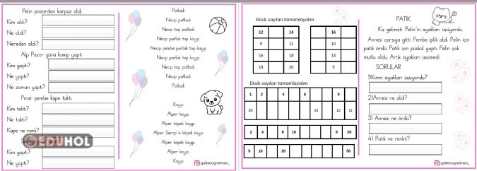 P SESİ HAFTA SONU ÇALIŞMASI