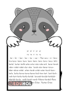 R SESİ TÜM KELİMELER