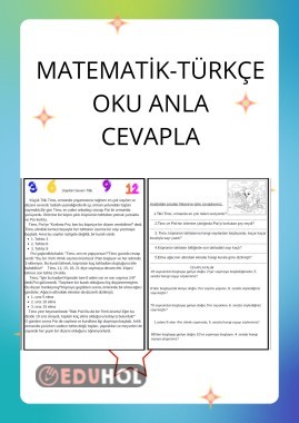 RİTMİK SAYMA KONULU OKUMA ANLAMA