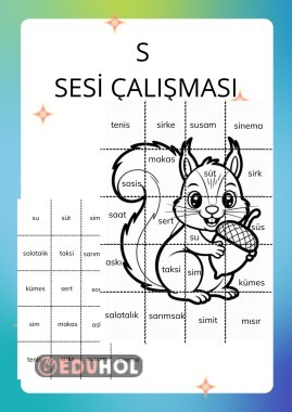 S SESİ  YAPBOZ ÇALIŞMASI