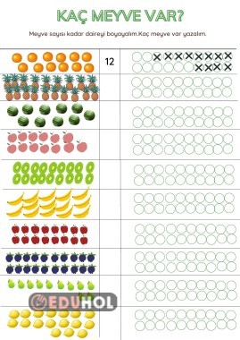 SAY- İŞARETLE - YAZ