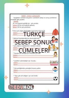 SEBEP SONUÇ CÜMLELERİ