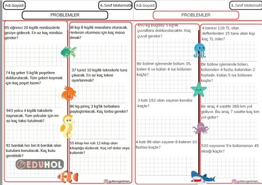 SEVİMLİ BÖLME PROBLEMLERİ