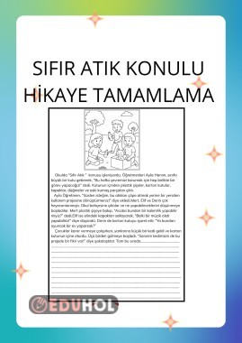 SIFIR ATIK KONULU HİKAYE TAMAMLAMA