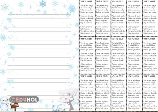 ŞİİR YAZMA ÇALIŞMASI