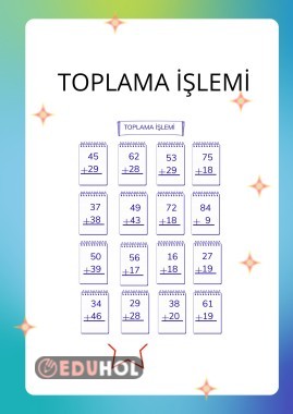TOPLAMA İŞLEMİ