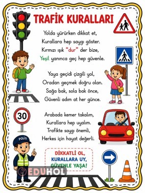 TRAFİK HAFTASI AFİŞ