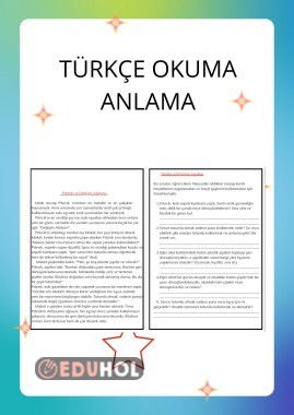 TÜRKÇE  OKUMA ANLAMA