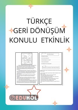 TÜRKÇE  SIFIR ATIK KONULU ÇALIŞMA