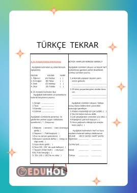 TÜRKÇE TEKRAR