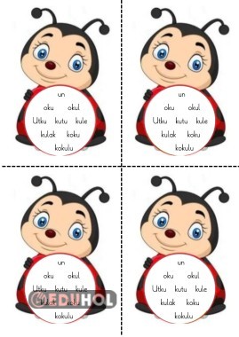 U SESİ DEFTERE YAPIŞTIRMAK