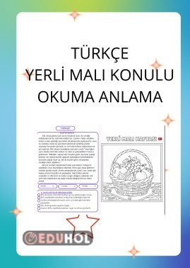 YERLİ MALI KONULU OKUMA ANLAMA