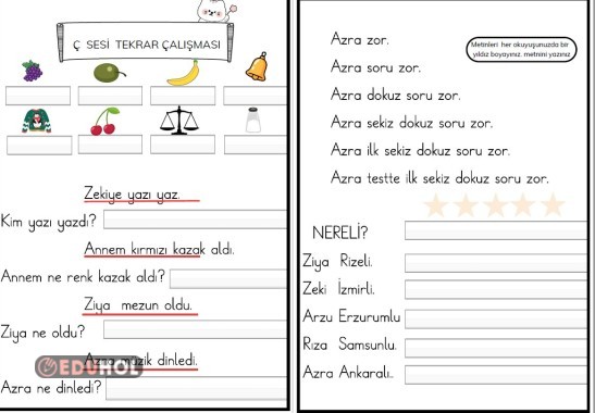 Z SESİ  HAFTA SONU ÇALIŞMASI