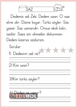 Z SESİ MİNİ OKUMA ANLAMA