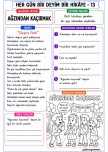 BİR DEYİM BİR HİKAYE