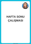 HAFTA SONU ÇALIŞMASI