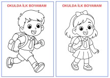 OKULDA İLK BOYAMAM