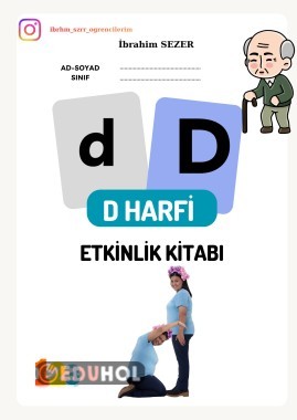 D Sesi Eğlenceli Etkinlikler Kitabı