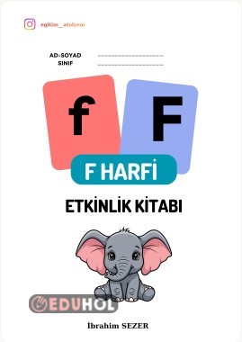 F Sesi Eğlenceli Etkinlikler Fasikülü