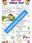 1.Sınıf Bilgi Düzeyinde Deneme