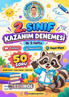 2. SINIF KAZANIM DEĞERLENDİRME ( 50 SORU / 5 HAFTA )