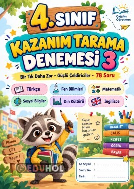 4. SINIF KAZANIM TARAMA 3