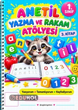 ANETİL YAZMA VE RAKAM ATÖLYESİ 3. KİTAP