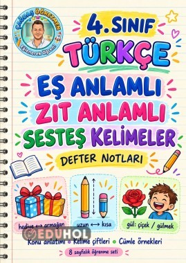 EŞ ANLAMLI / ZIT ANLAMLI / SESTEŞ KELİMELER