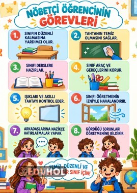 Nöbetçi Öğrenci Görevleri