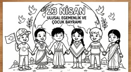 23 Nisan Boyama Sayfası