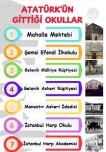 ATATÜRK'ÜN GİTTİĞİ OKULLAR