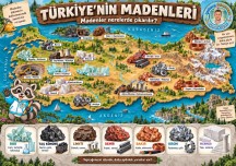Madenler ve Çıkarıldığı yerler Harita 1. Versiyon