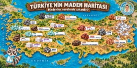 Madenler ve Çıkarıldığı Yerler Haritası 2. Versiyon