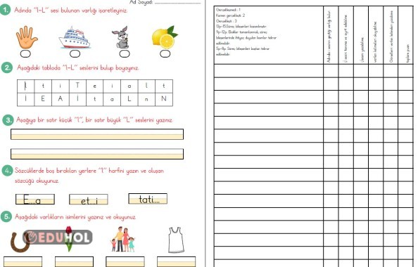 l L sesi biçimlendirici değerlendirme