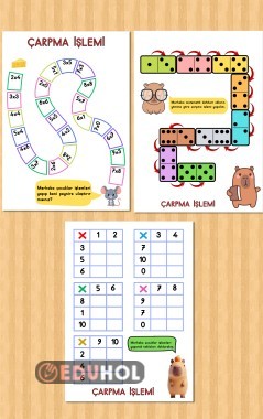 Çarpma işlemi etkinlikleri