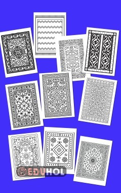 Düzlem,düzlem modeli ve düzlemsel şekil konusu halı etkinliği