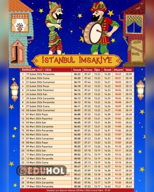 İSTANBUL İMSAKİYE